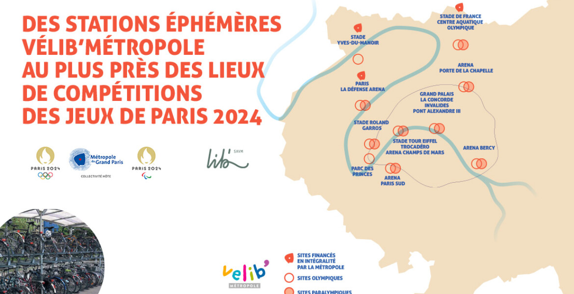 Des stations éphémères velib